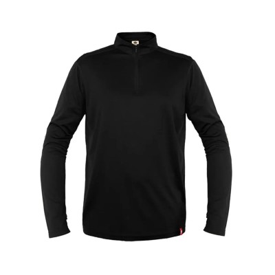POLERA QUEBEC HALF-ZIP HOMBRE NEGRO