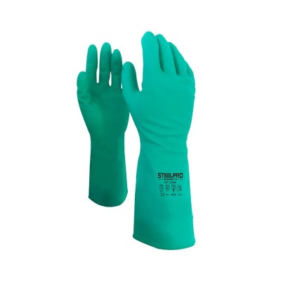 GUANTE NITRILO STEELPRO 18”-22MIL S/FLOCK PLUS