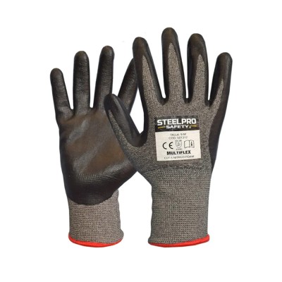 GUANTE MULTIFLEX MCD503 CUT-5 NIVEL D NITRILO FOAM GRIS/GRIS GRIS