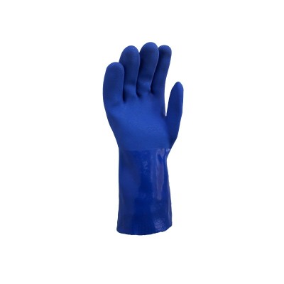 Guante Cubierto de PVC – Azul