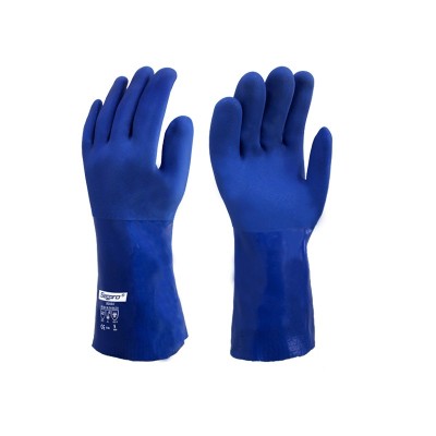 Guante Cubierto de PVC – Azul