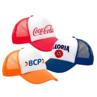 Gorro publicitario con malla