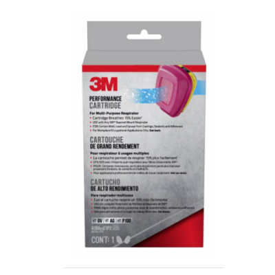 3M™ Cartucho de Repuesto para Respirador Reutilizable 6200, 1 Unidad, 5/Caja