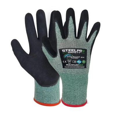GUANTE MULTIFLEX POLIESTER ECO LATEX SANDY